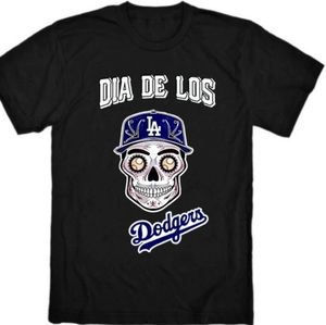 L.A Dodgers Sugar Skull T-shirt Men's XL